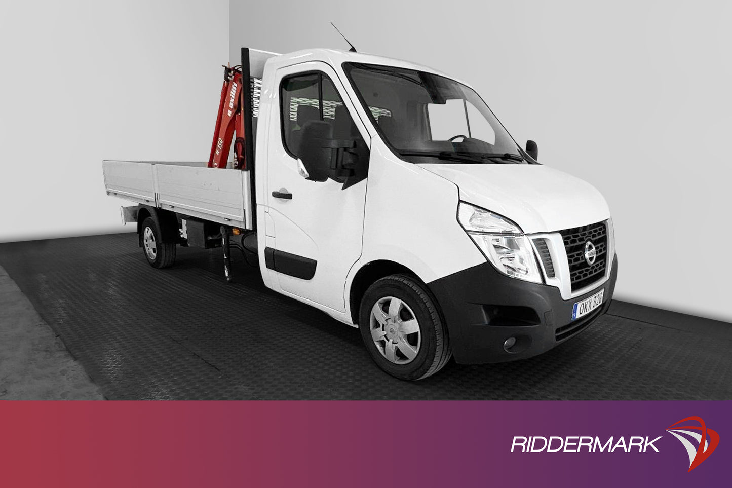 Nissan NV400 KranBil L4 2.3 dCi 170hk Värmare 3-Sits Moms