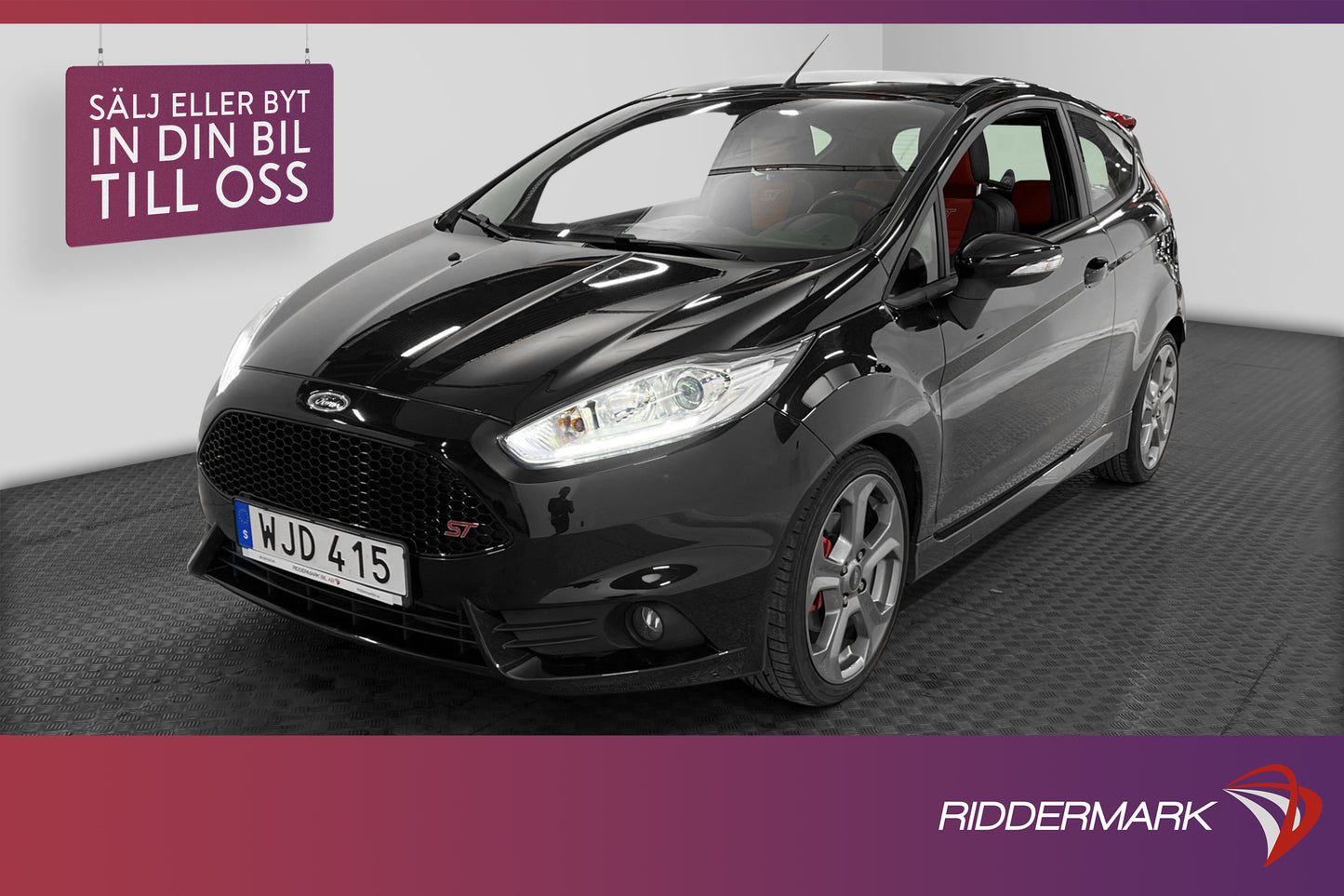 Ford Fiesta ST-2 182hk Recaro Sportvinge Välservad 0,59l/mil