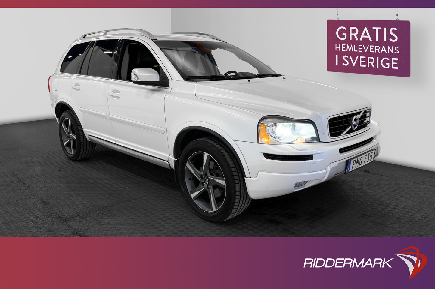 Volvo XC90 D5 AWD 200hk R-Design Skinn T-Lucka 7 sits D-Värm