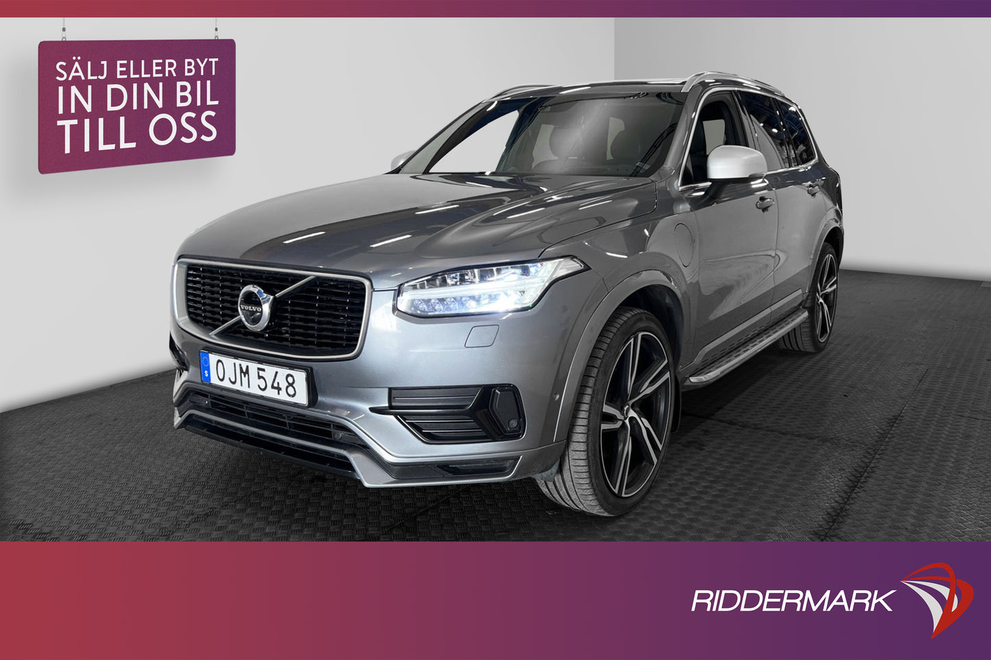 Volvo XC90 T8 TwEn AWD 407hk R-Design B&W Pano Luftfjädring