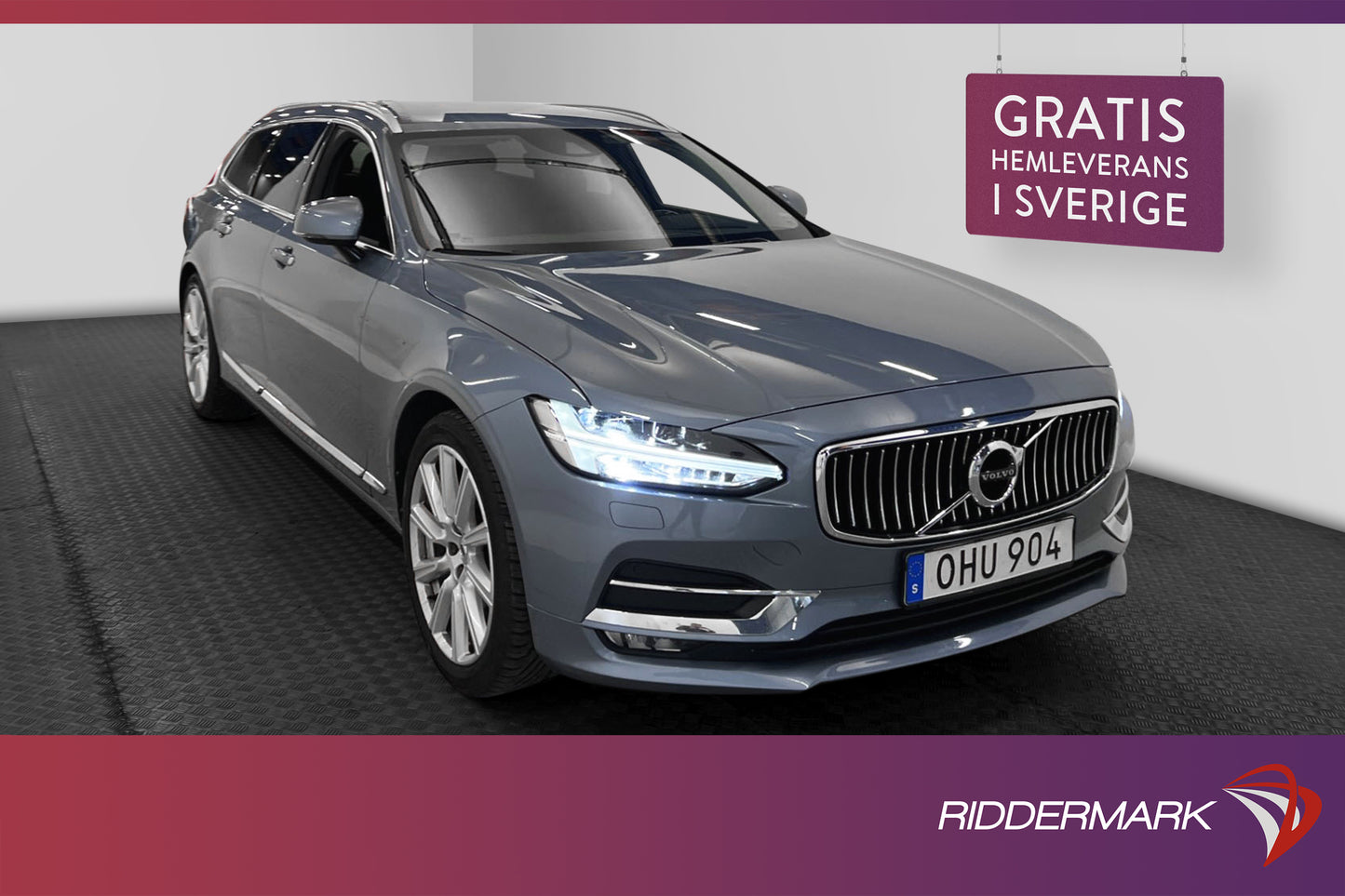 Volvo V90 D5 AWD 235hk Inscription Värmare Navi Skinn BLIS