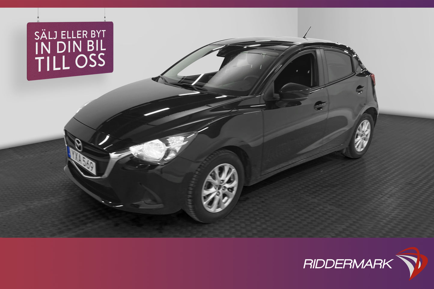 Mazda 2 1.5 SKYACTIV-G 90hk Keyless Navi P-sensorer