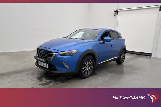 Mazda CX-3 SKYACTIV-G 120hk Optimum BOSE HUD Kamera Skinn