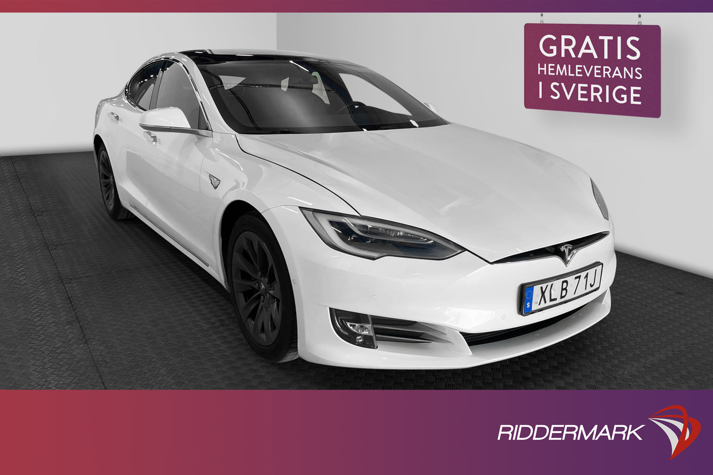 Tesla Model S 100D AWD 423hk Autopilot Svensksåld FSD