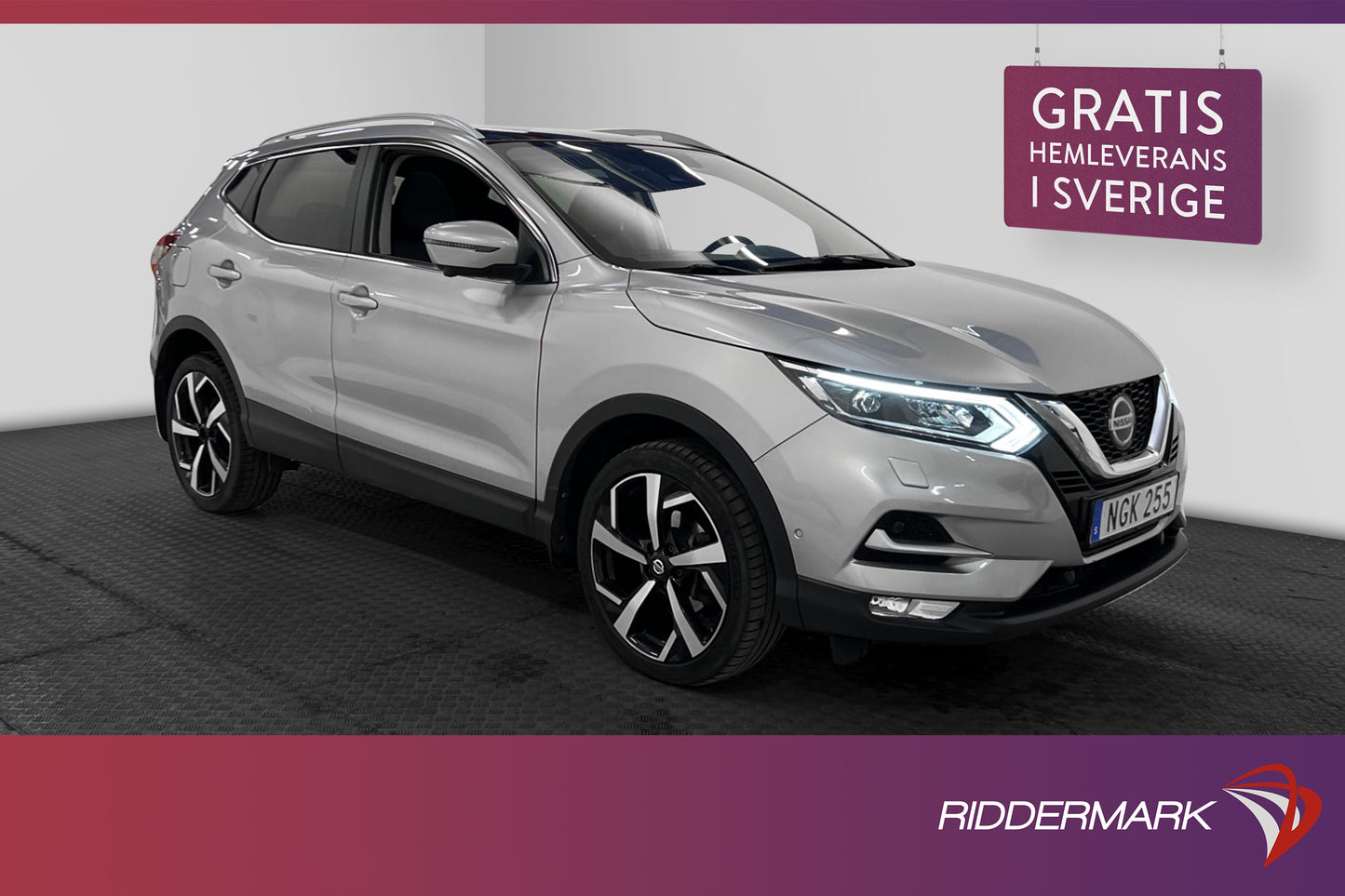 Nissan Qashqai 1.2 DIG-T 115hk Tekna Pano 360° Navi Drag