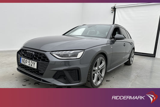 Audi A4 40 TDI Q 190hk S-Line Cockpit Värmar Kamera Nav Drag