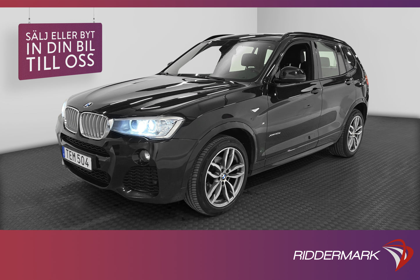 BMW X3 Drive30d 258hk M Sport Pano H/K Navi Sensorer Drag