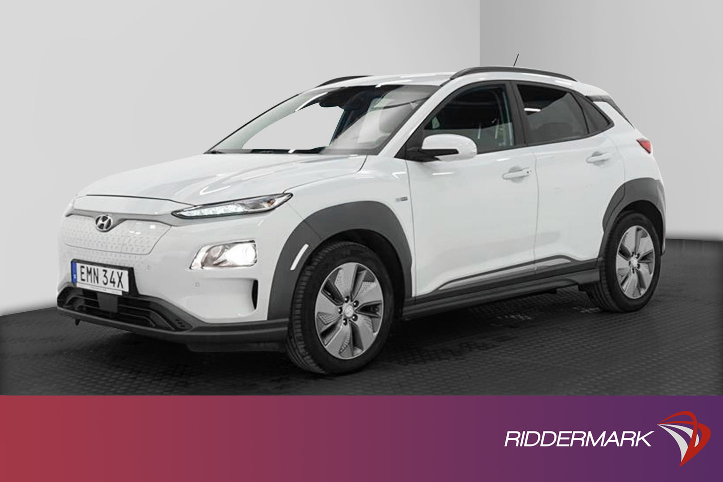 Hyundai Kona Electric 64 kWh 204hk 1 Brukare Backkamera MOMS