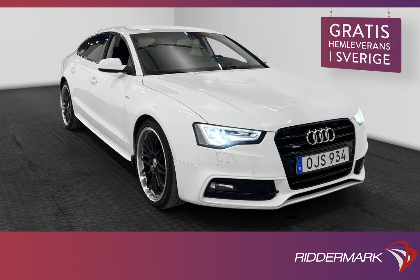 Audi A5 Sportback 2.0 TDI quattro S-line D-Värmare Navi Drag