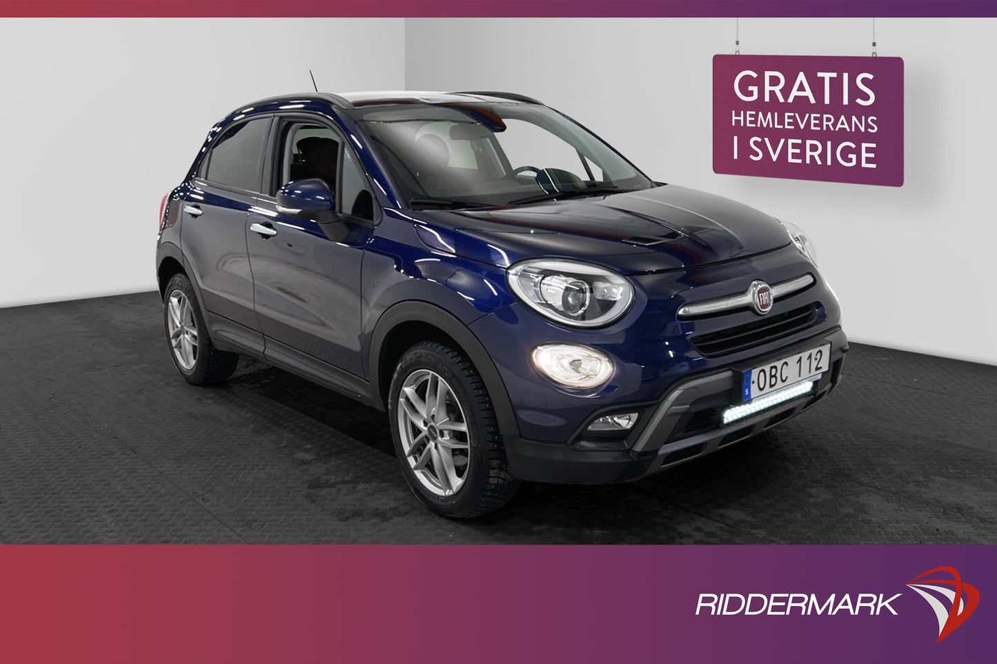 Fiat 500X 2.0 Multijet 4x4 140hk Kamera Drag Skinn Välservad