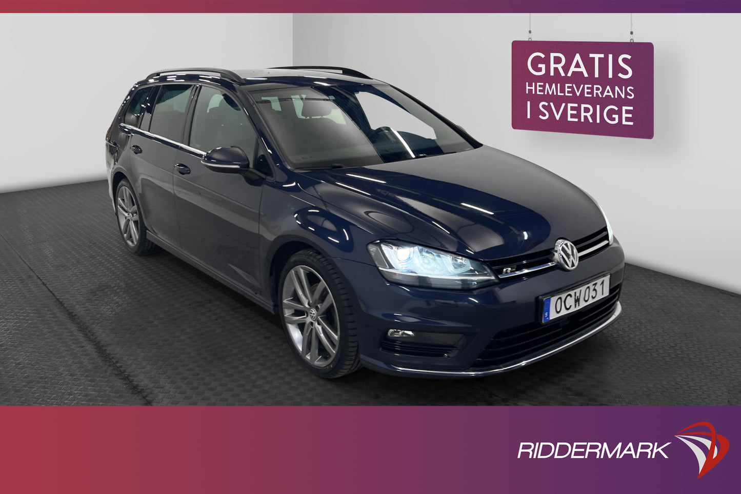 Volkswagen Golf SC 2.0 TDI 4M 150hk R-Line Drag Kessy LED