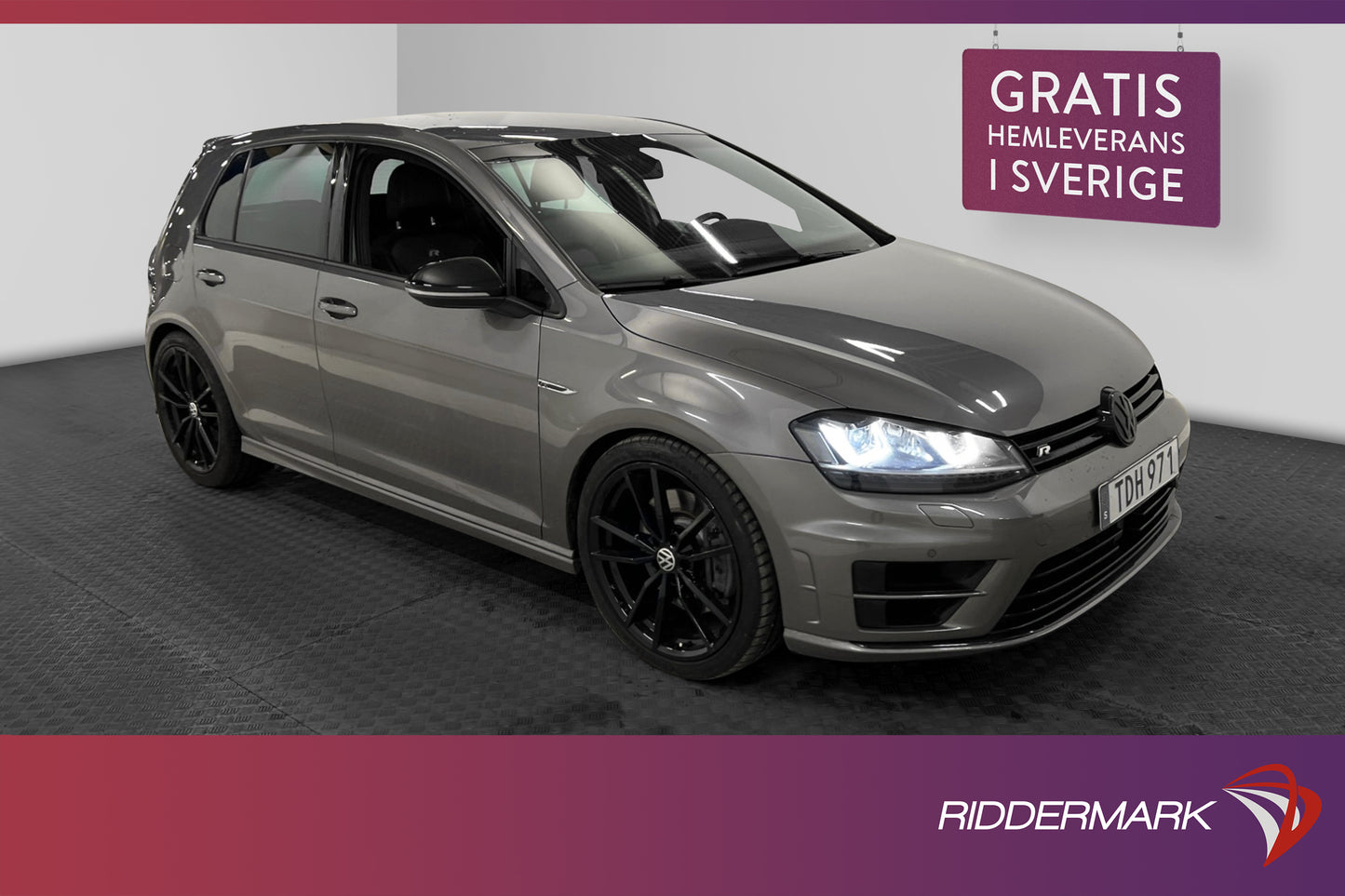 Volkswagen Golf R 2.0 4Motion B-kamera Dynaudio Skinn 300hk