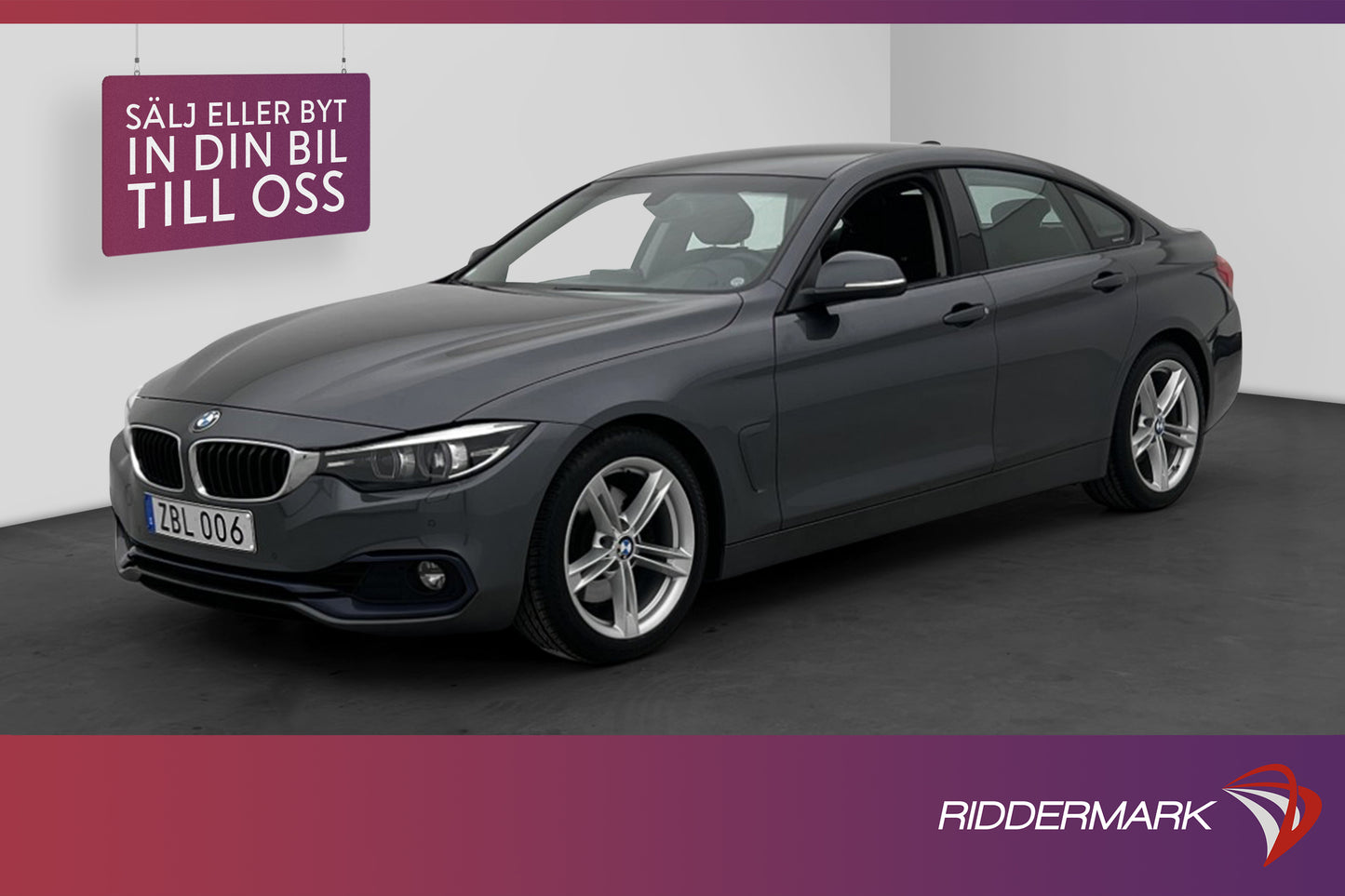 BMW 430 i Gran Coupé 252hk Sport line Navi HiFi Drag MOMS