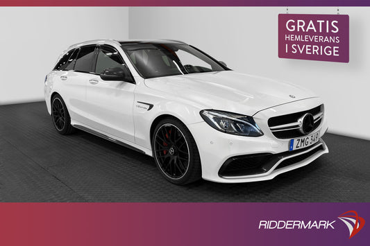 Mercedes-Benz AMG C 63 S 510hk Pano Burmester HUD Skalstolar