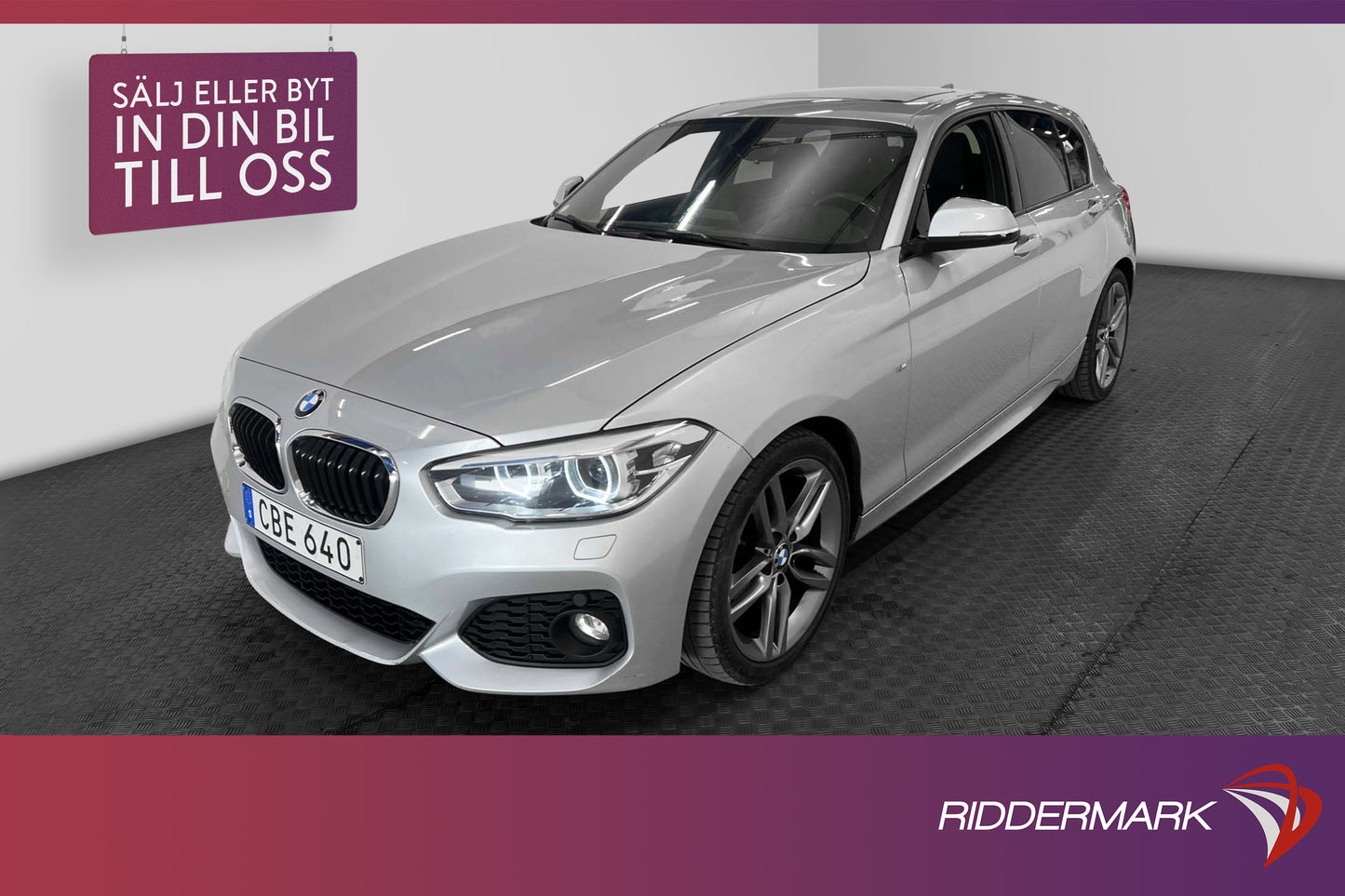 BMW 118d 150hk M-Sport Rattvärme Taklucka Dragkrok 0.38l/mil