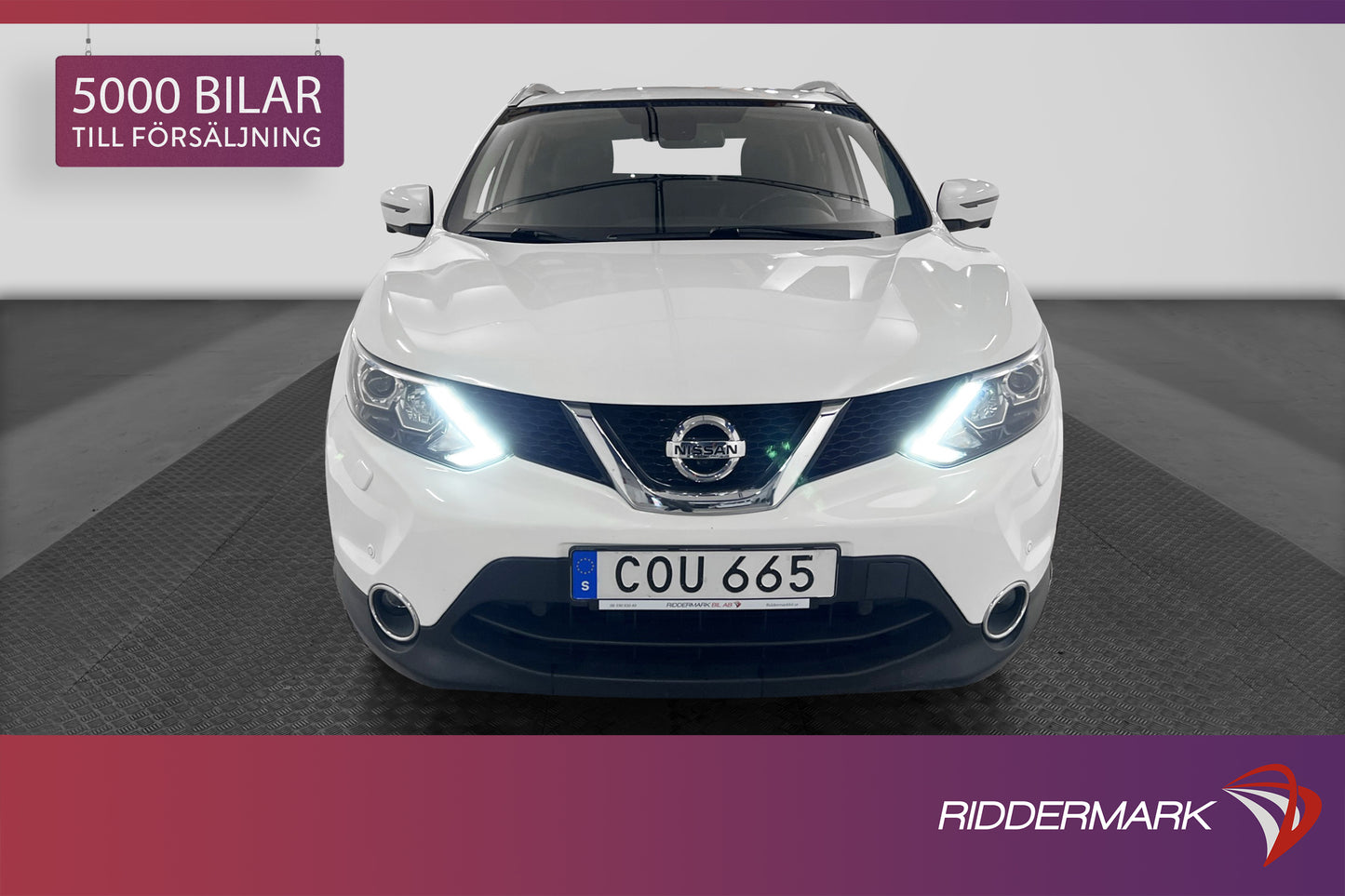 Nissan Qashqai 1.5 dCi 110hk 360° Kamera Navi Halvskinn Drag