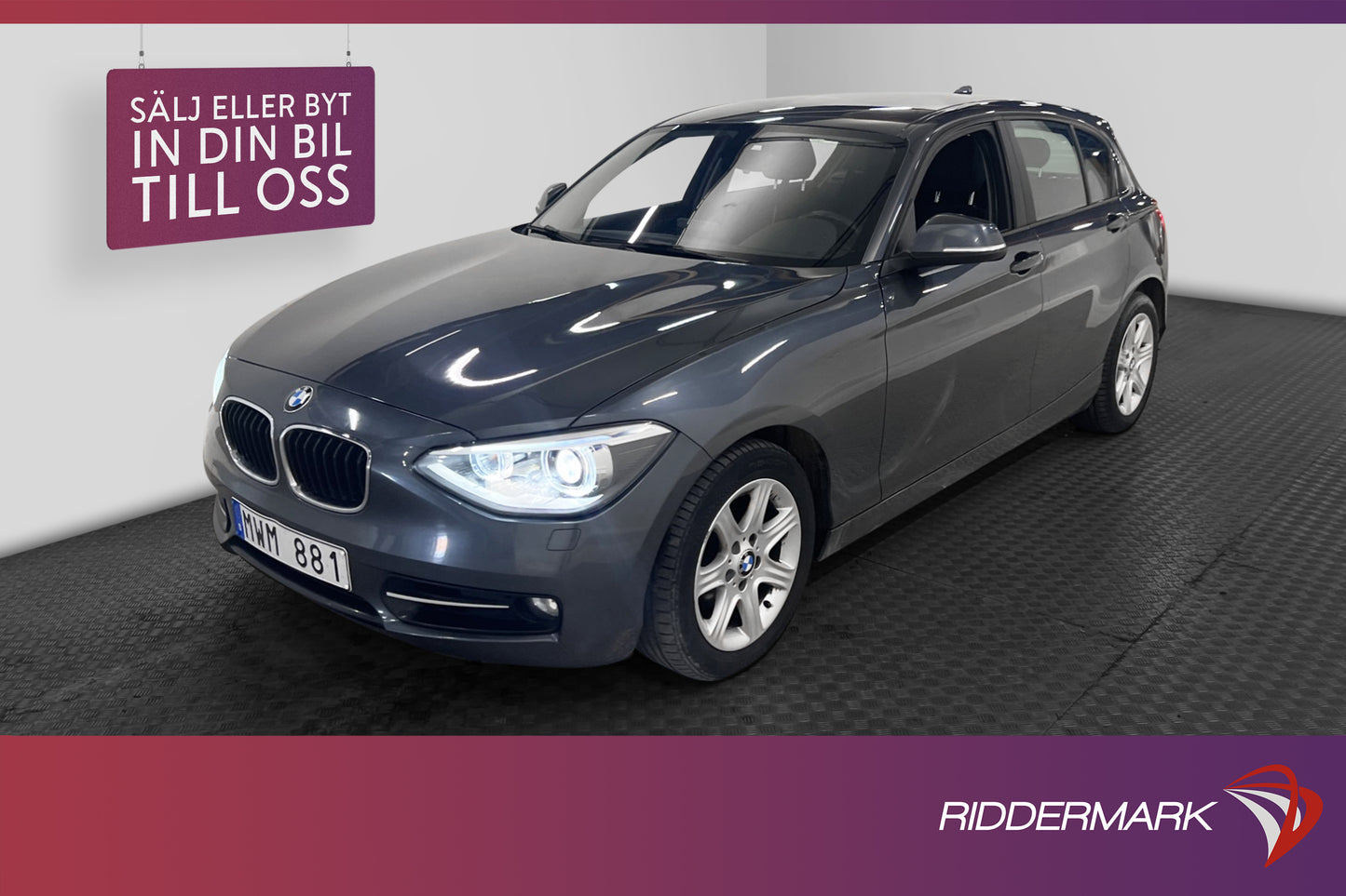 BMW 120 d 184hk xDrive Sport Line Dragkrok Välservad