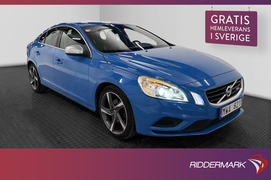 Volvo S60 D4 163hk R-Design VOC Värmare Sensorer Välservad