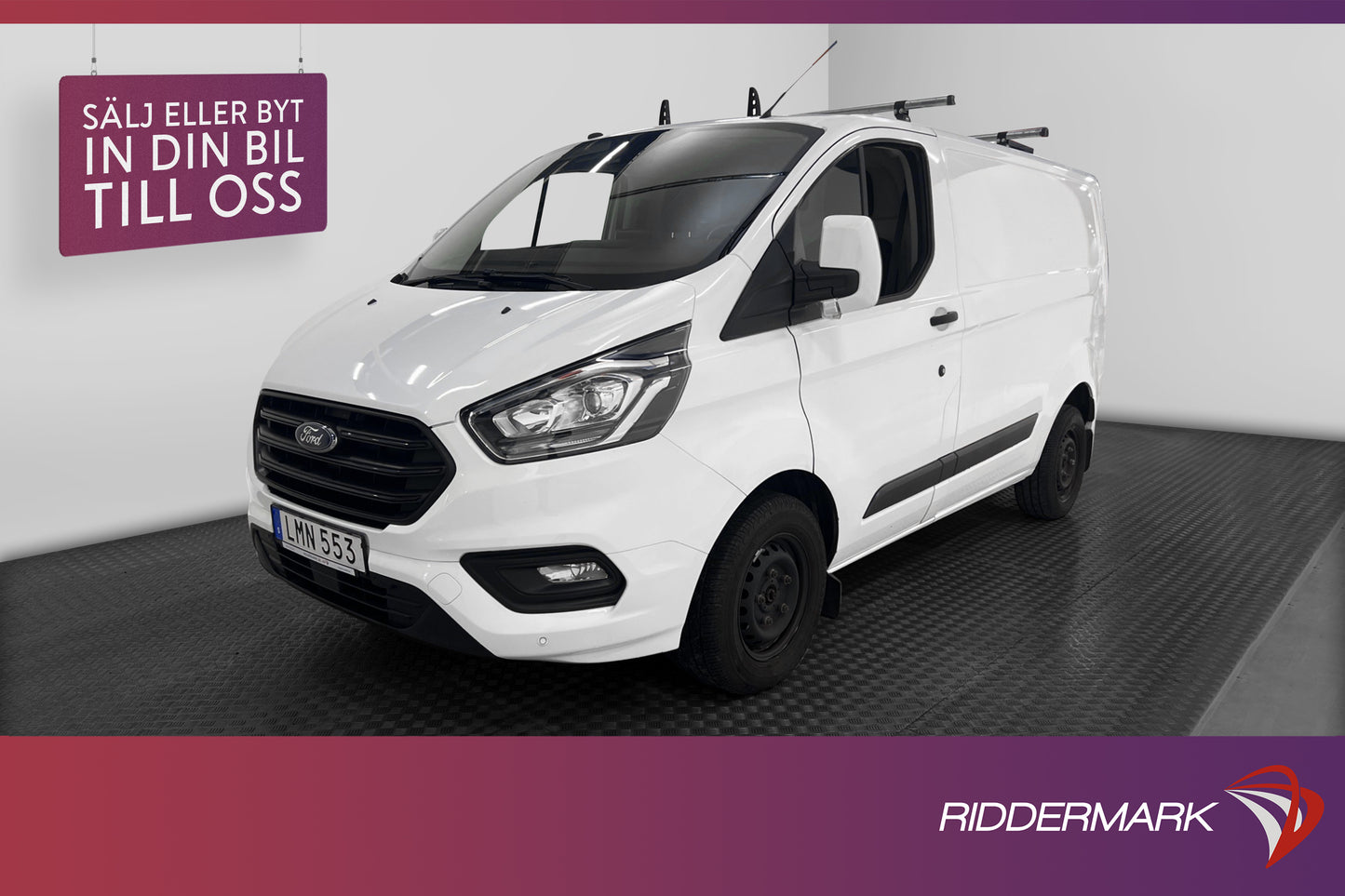 Ford Transit Custom 2.0TDCi Värmare Dragkrok V-inredd Moms