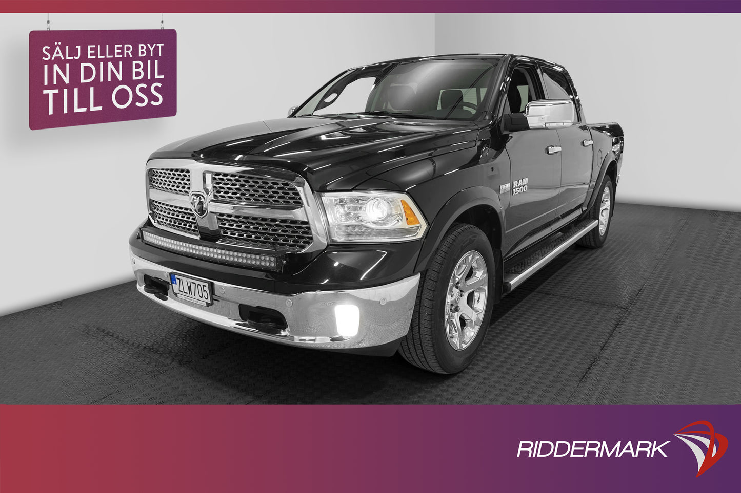 Dodge RAM Laramie 5.7HEMI 4x4 395hk Luftfjädring Drag Skinn