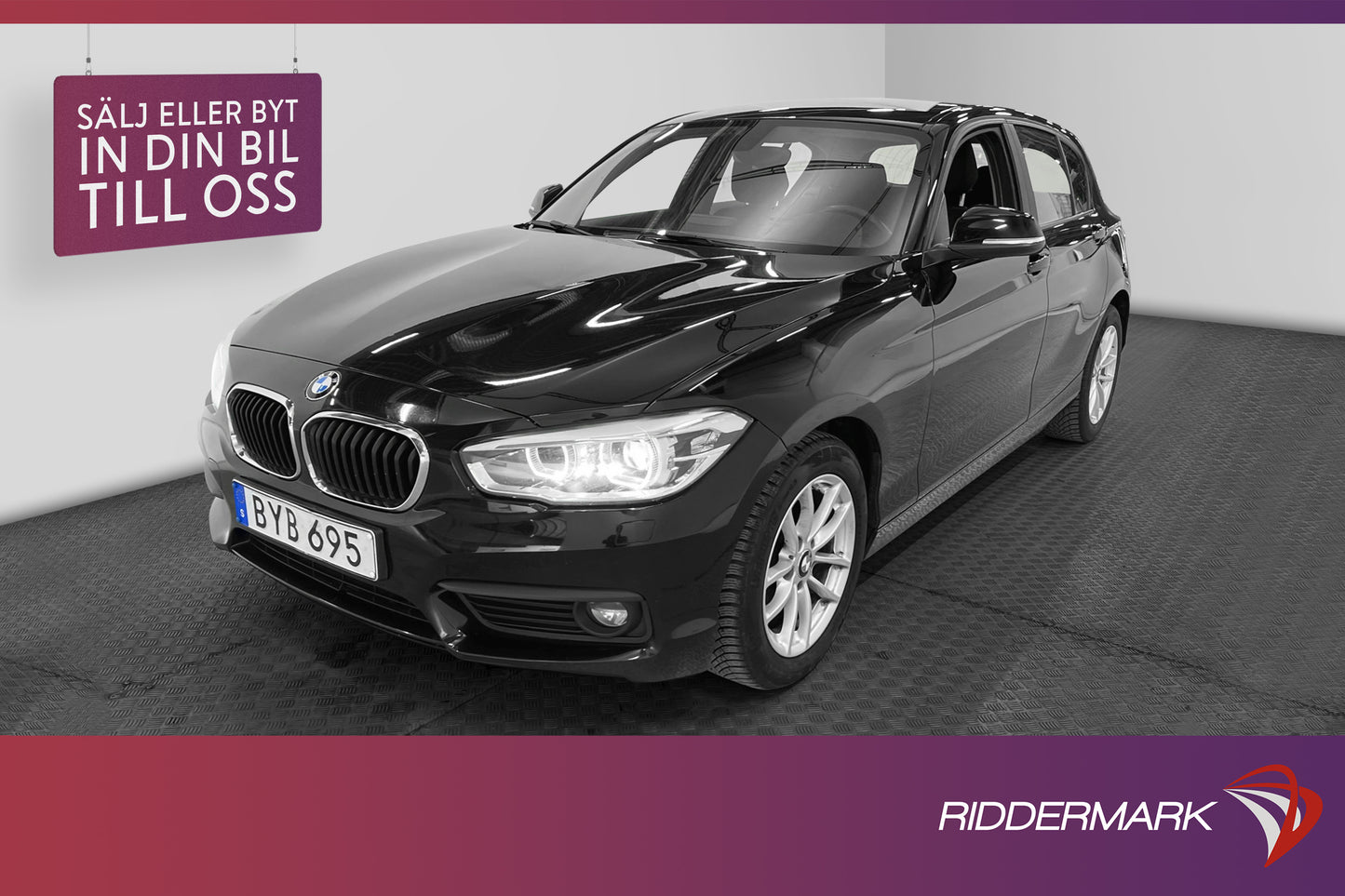 BMW 118i 136hk Keyless P-Sensor 470kr Skatt 0,43L/mil