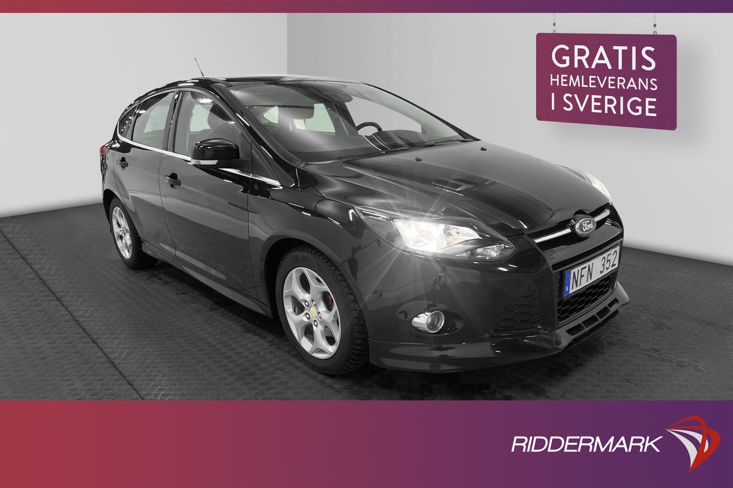 Ford Focus 1.0 EcoBoost 125hk En-brukare Sensorer Välservad