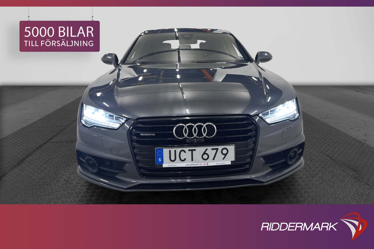 Audi A7 Sportback 3.0 V6 quattro S-Line M/K-Värmare 360° HuD