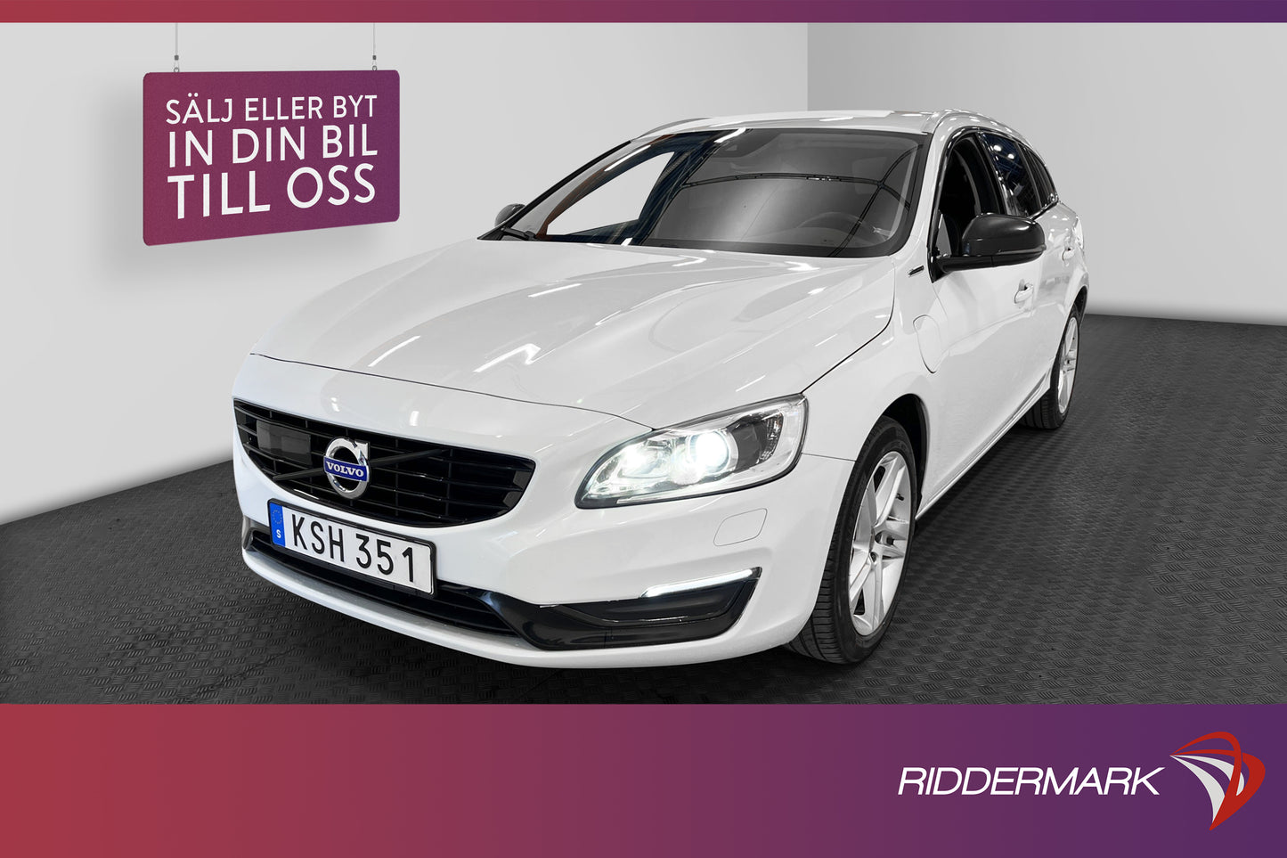 Volvo V60 D6 Plug-in Hybrid AWD 283hk Summum Drag