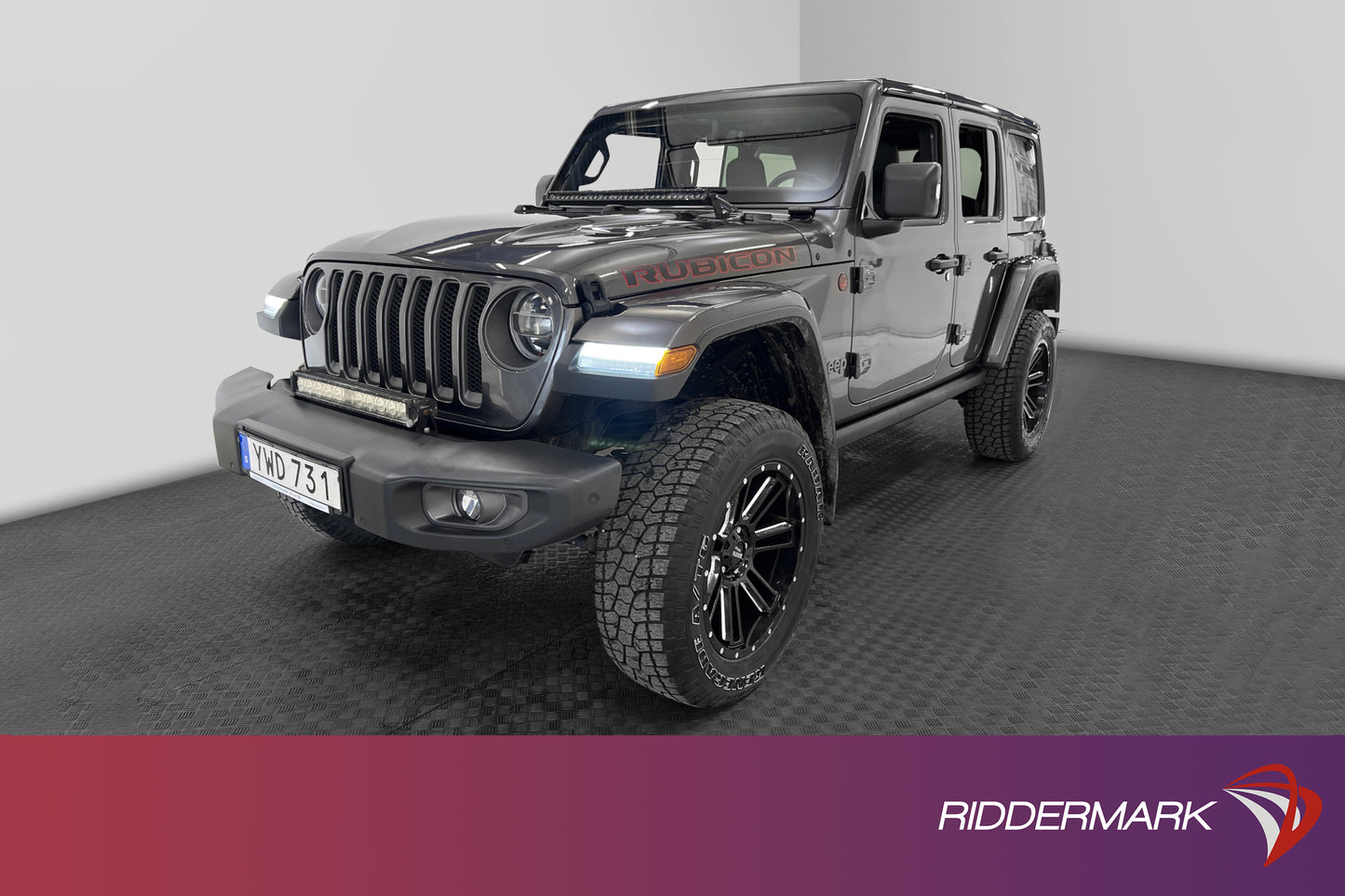 Jeep Wrangler Unlimited 4WD 272hk Rubicon Skinn Backkamera