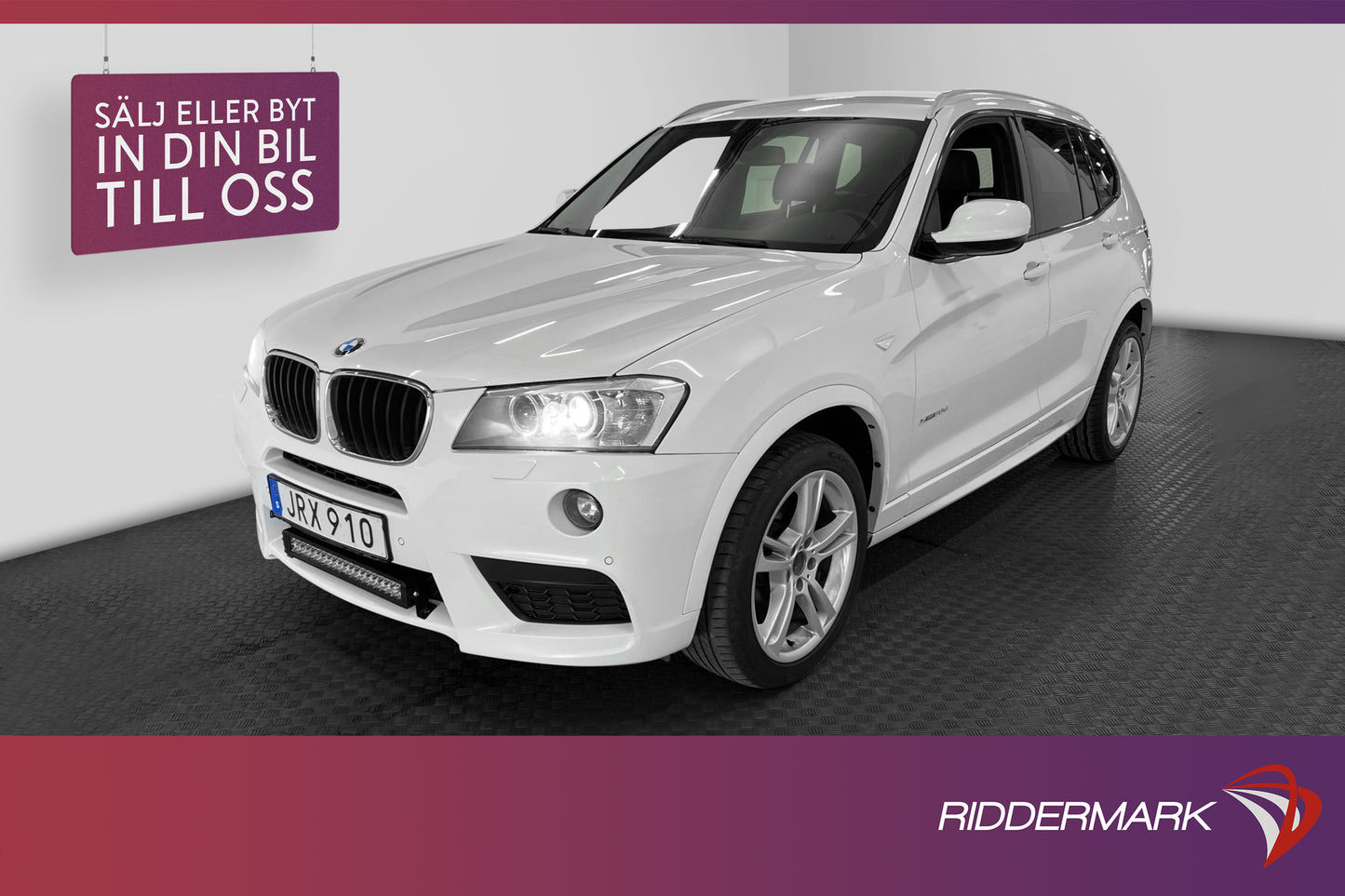 BMW X3 xDrive20d 184hk M-Sport HiFi B-Kamera Navi 0,56l/mil