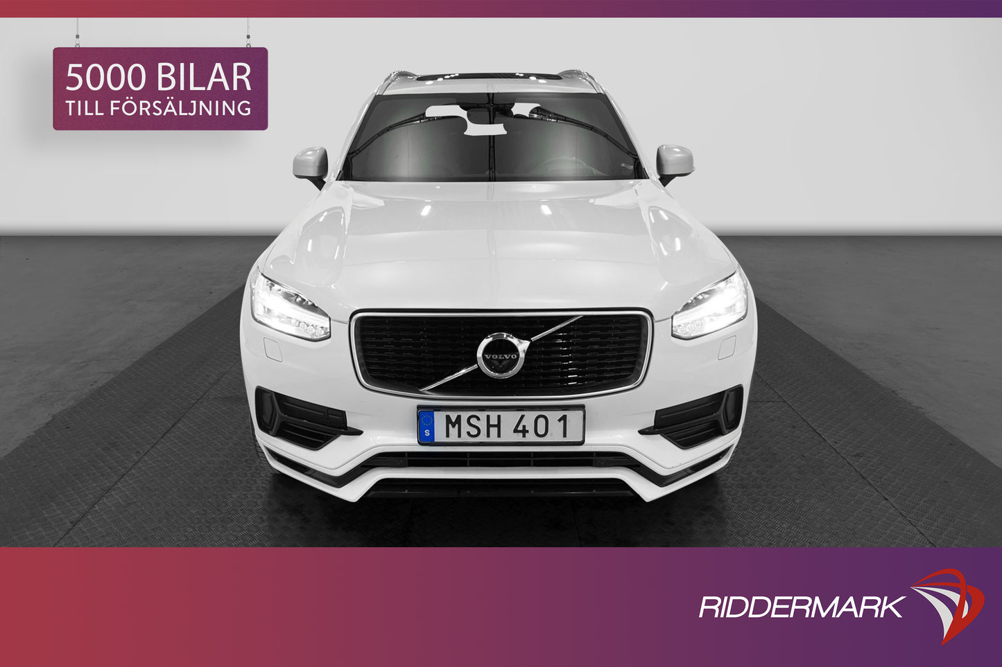 Volvo XC90 T8 AWD R-Design 7-sits D-värm VOC HuD B&W 360°