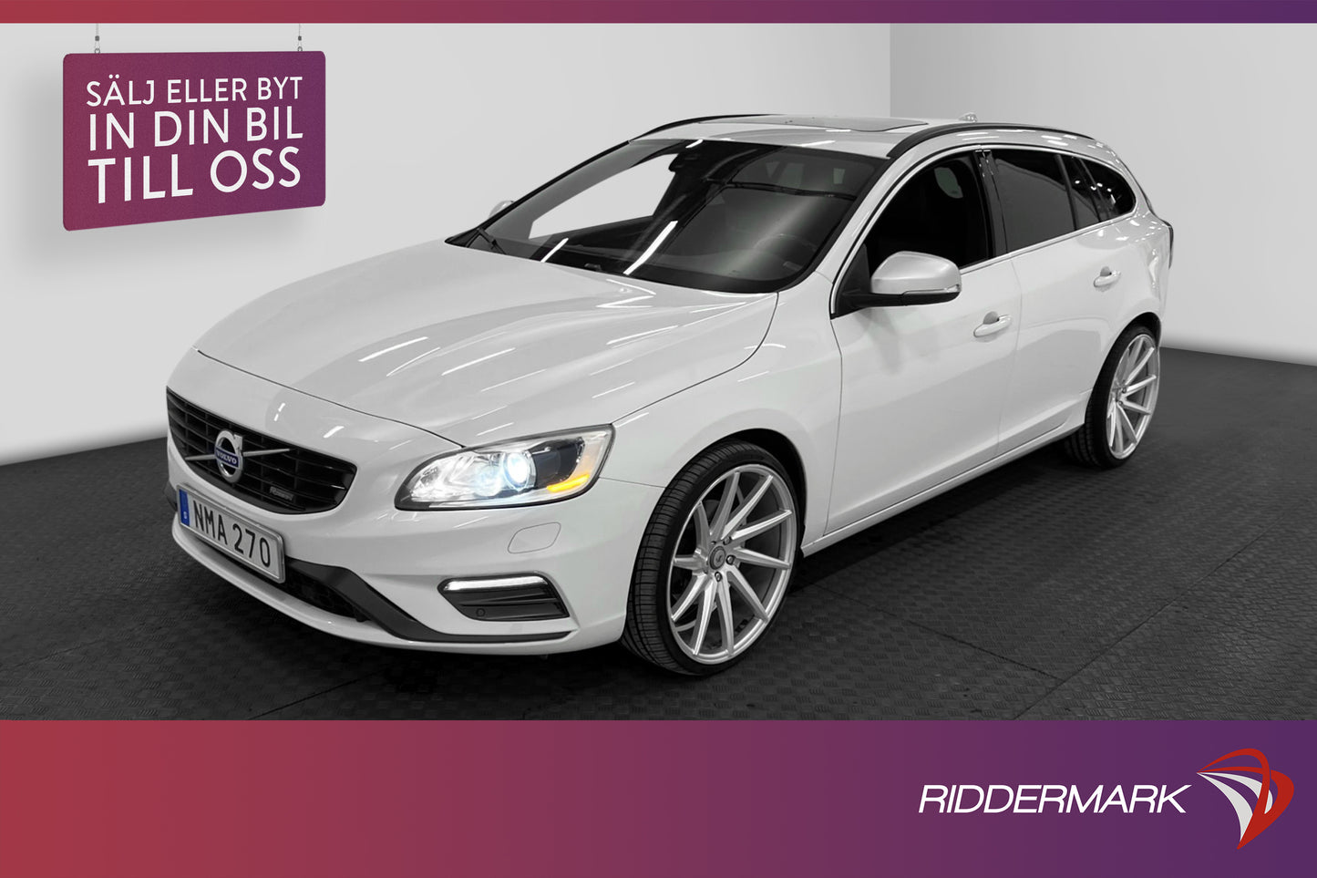 Volvo V60 D3 136hk R-Design Värmare Taklucka Navi VOC Drag