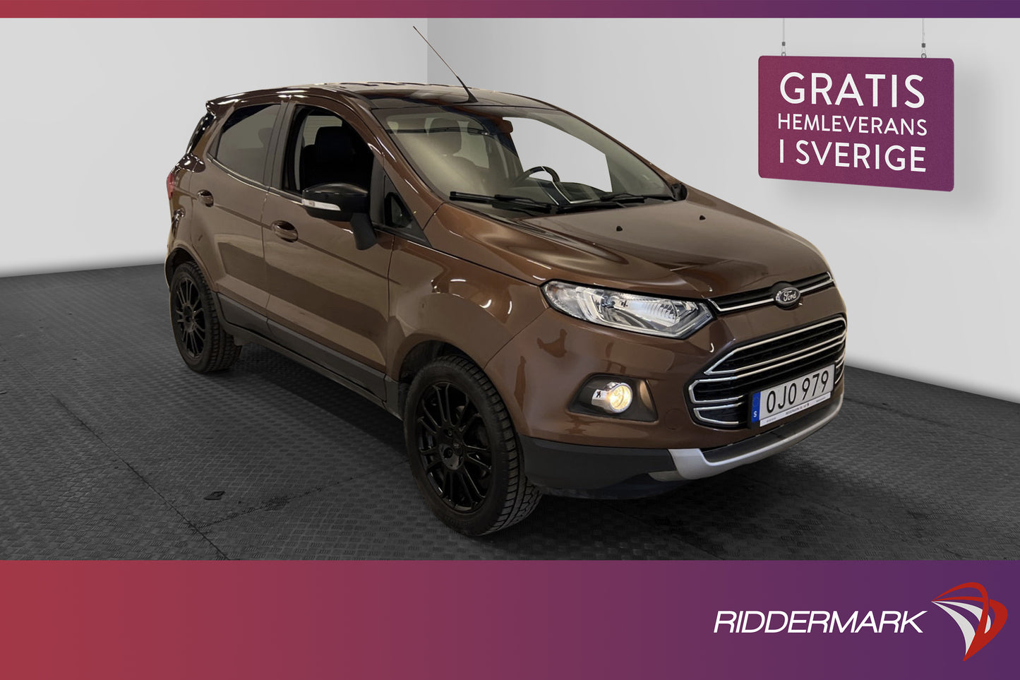 Ford EcoSport 1.0T 140hk Titanium Plus H-Skinn Eu6 Nyservad