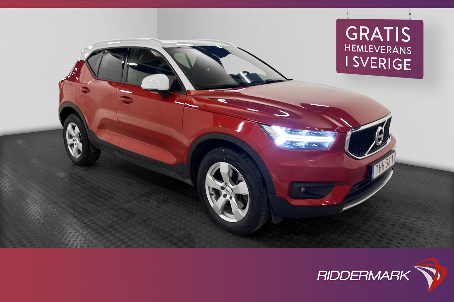 Volvo XC40 T4 190hk Advanced VOC Kamera Värmare Välservad