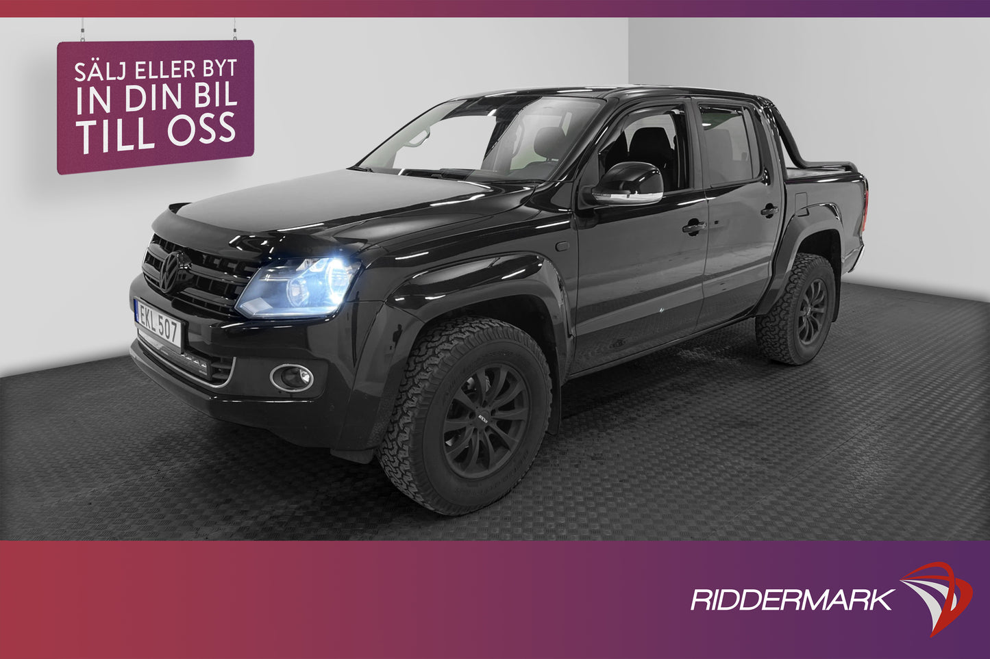 Volkswagen Amarok Black Style 2.0TDI 4M Värmare Diff Drag