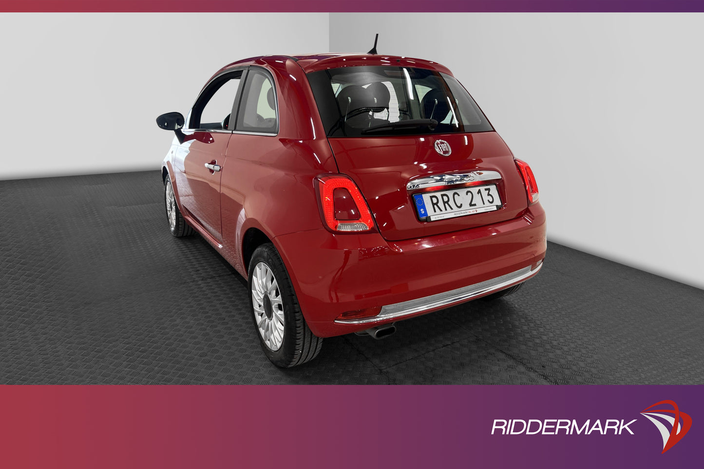 Fiat 500 1.2 8V 69hk Lounge Glastak Välservad 0,61l/mil