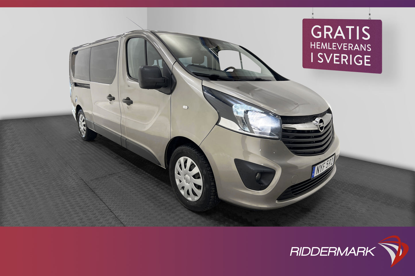 Opel Vivaro Kombi Lång 1.6CDTI Drag Nyservad B-Kamera 9-Sits