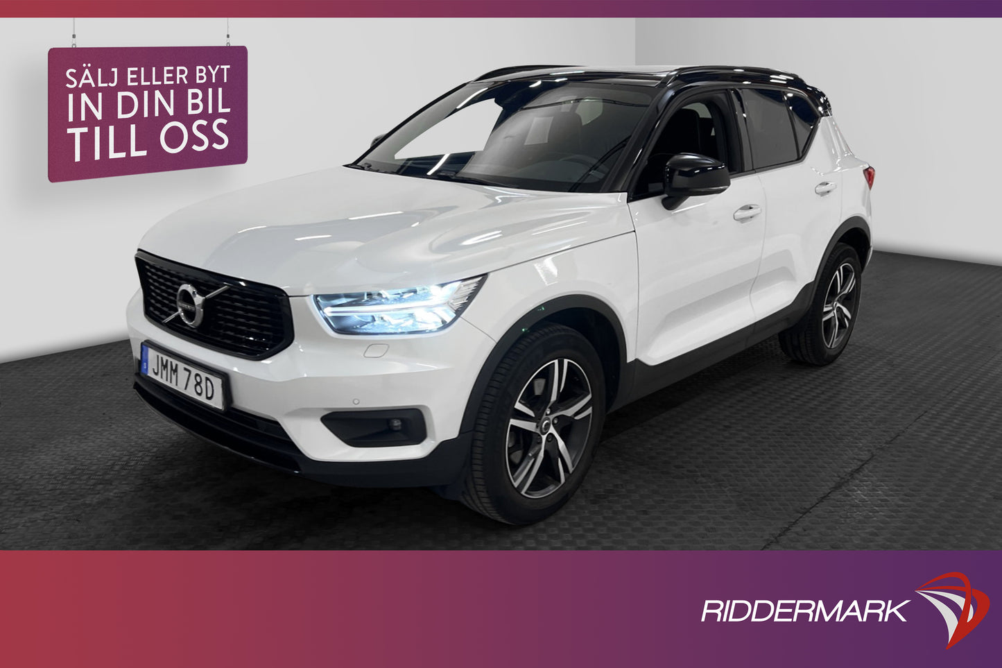 Volvo XC40 D4 AWD 190hk R-Design VOC D-värm Pano B-kamera