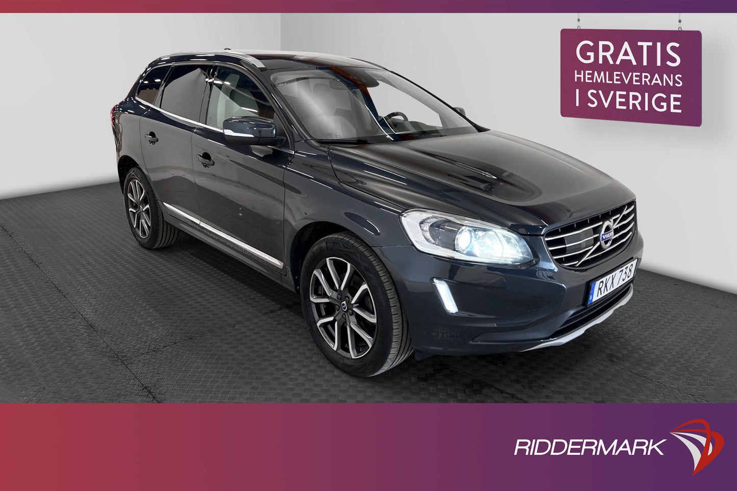 Volvo XC60 D4 AWD Classic Summum D-värm VOC Navi Skinn Drag