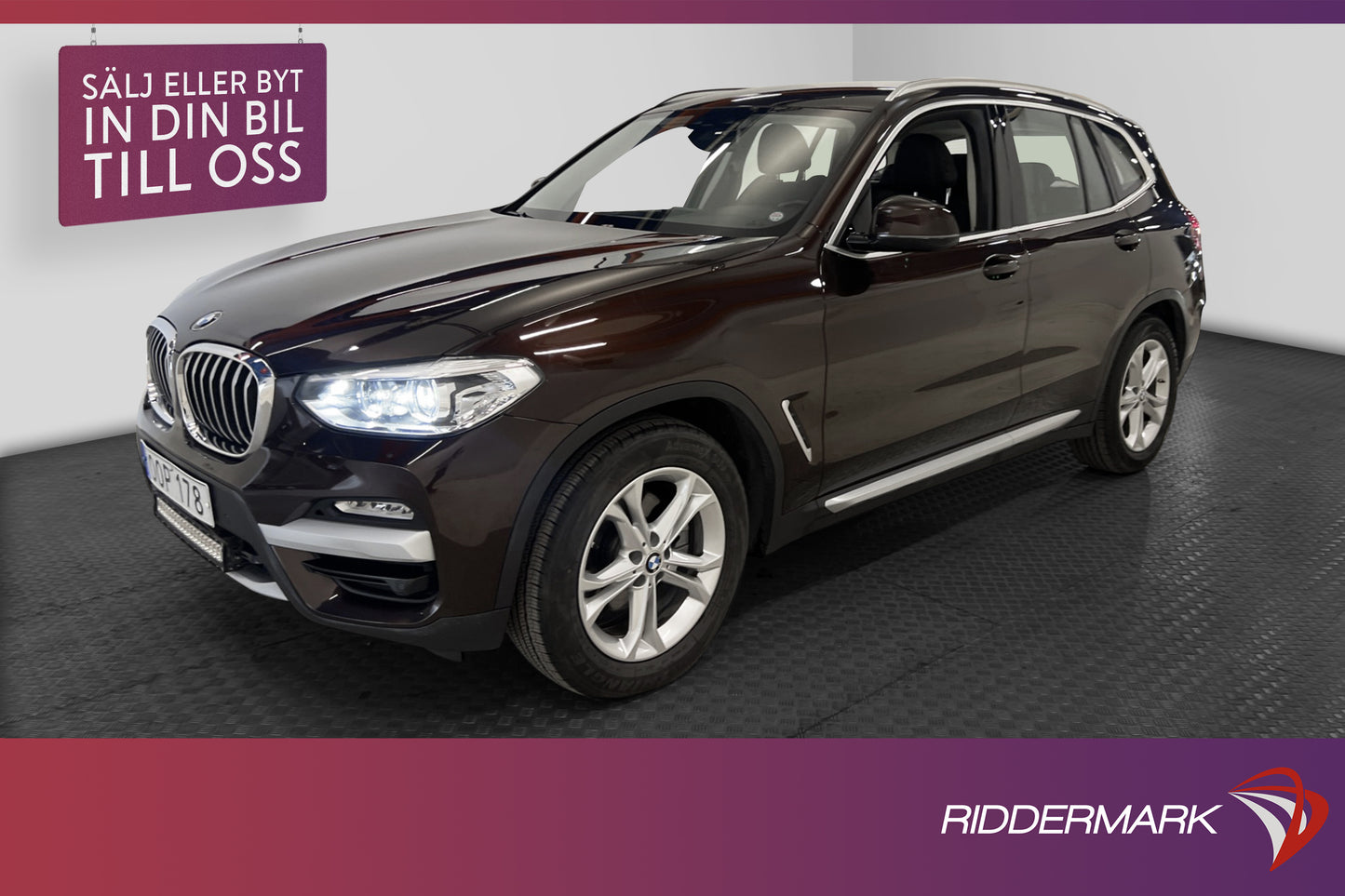 BMW X3 xDrive20d 190hk X Line HiFi Navi Drag 0.53l/mil