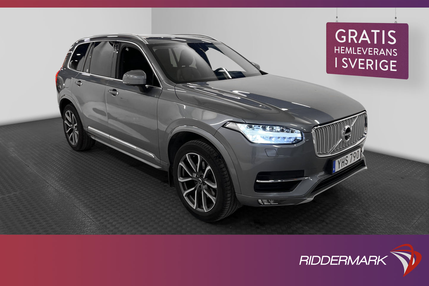 Volvo XC90 D5 AWD Inscription VOC Värmare 360° Pano 7-Sits