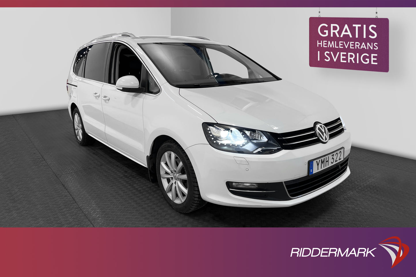 Volkswagen Sharan 2.0 TDI 184hk 4M M-Värmare B-Kamera 7-Sits