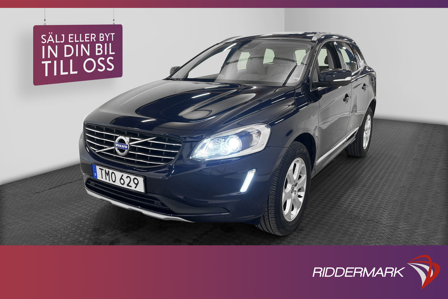 Volvo XC60 D4 190hk Summum VOC Skinn Navi 1-Ägare