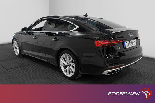 Audi A5 Sportback 45 TFSI Quattro 265hk Cockpit B-Kam 1-bruk