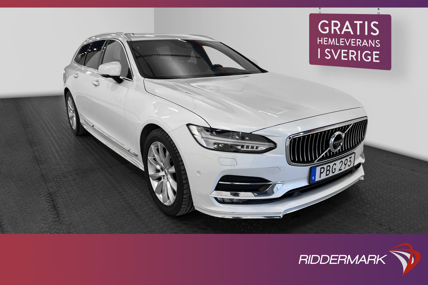 Volvo V90 D5 AWD 235hk Inscription VOC B&W Pano 360° Drag