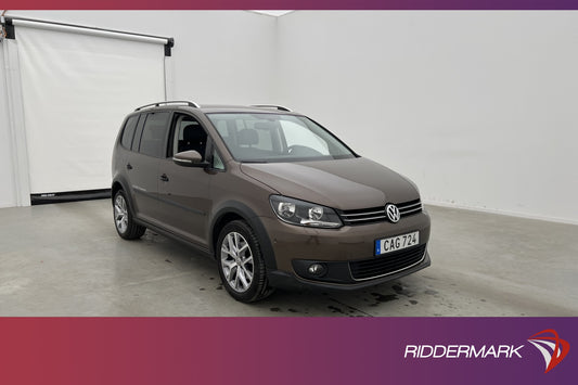 Volkswagen CrossTouran 1.4 TSI 140hk 7-Sits Sensorer Skinn