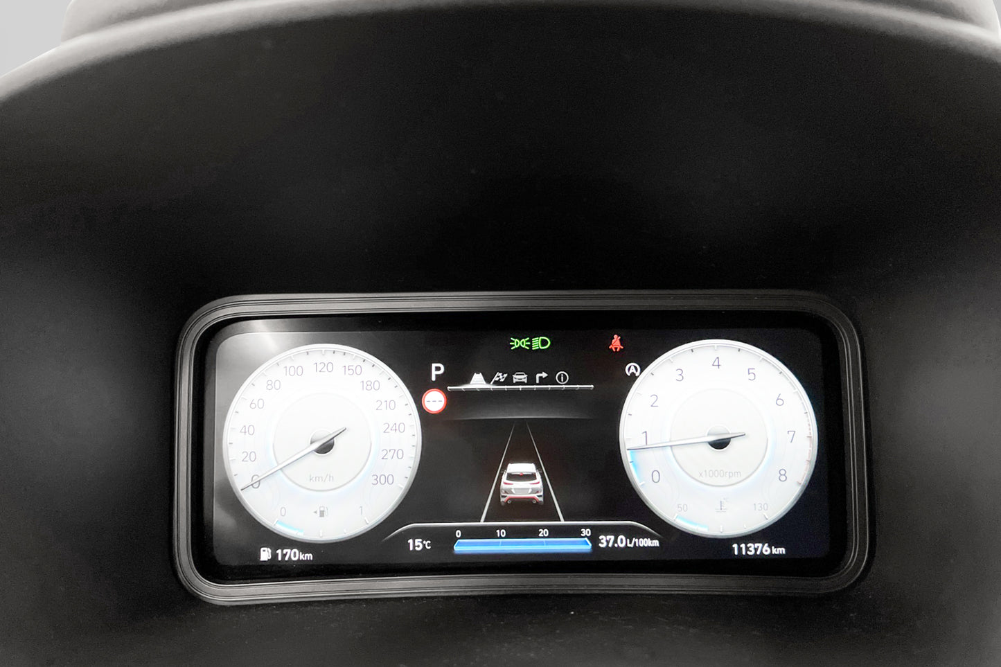 Hyundai Kona N 280hk Cockpit HUD Kamera Krell Elstolar