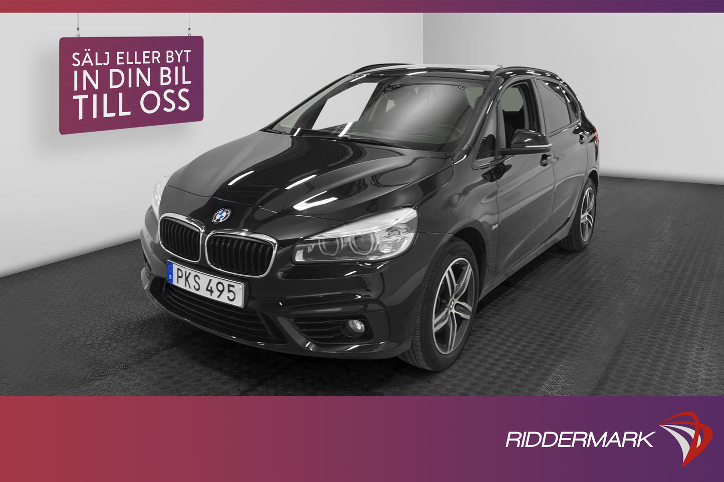 BMW 220d xDrive Active Tourer HUD B-kamera Navi Drag Keyless