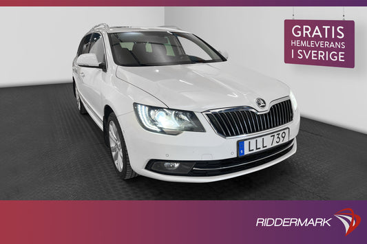 Skoda Superb Kombi 2.0 TDI 4x4 170hk Pano Drag Värmare Navi