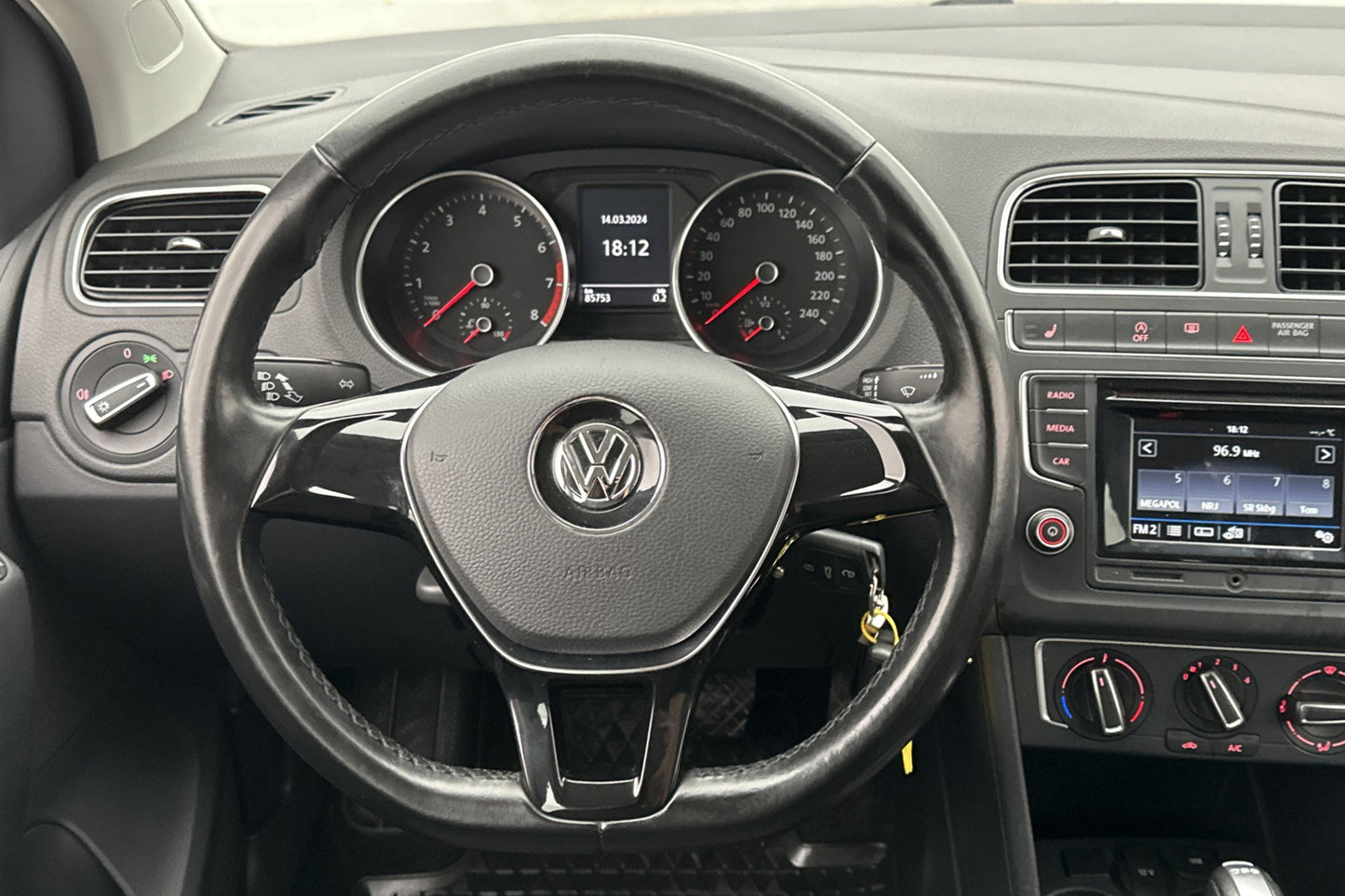 Volkswagen Polo 1.2 TSI 90hk Bluetooth Välservad 0,47l/mil